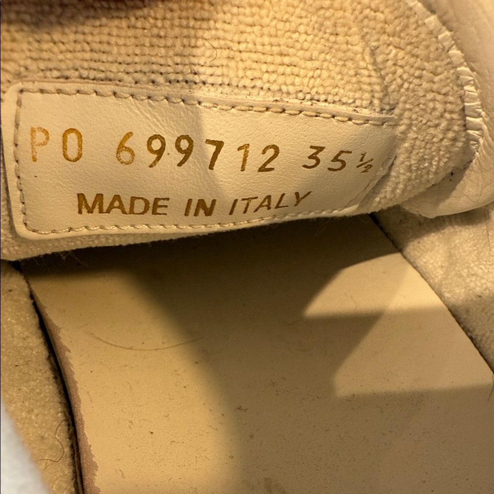 Saint Laurent SL61 White Leather Sneakers - Picture 6 of 6